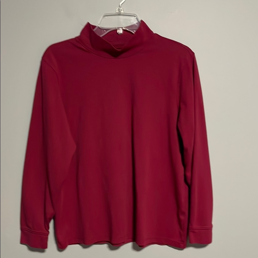 LL Bean Red Long Sleeve T-shirt Size XL